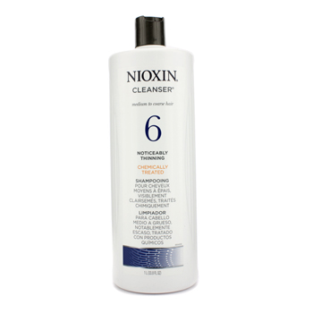 System 6 Cleanser For Medium to Coarse Hair Chemically Treated Noticeably Thinning Hair Nioxin Image