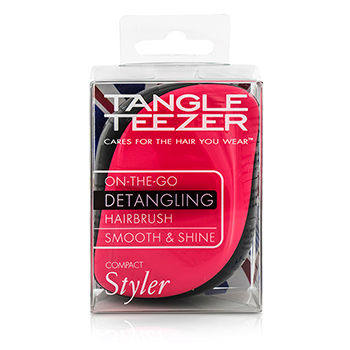 Compact Styler On-The-Go Detangling Hair Brush - # Pink Sizzle Tangle Teezer Image