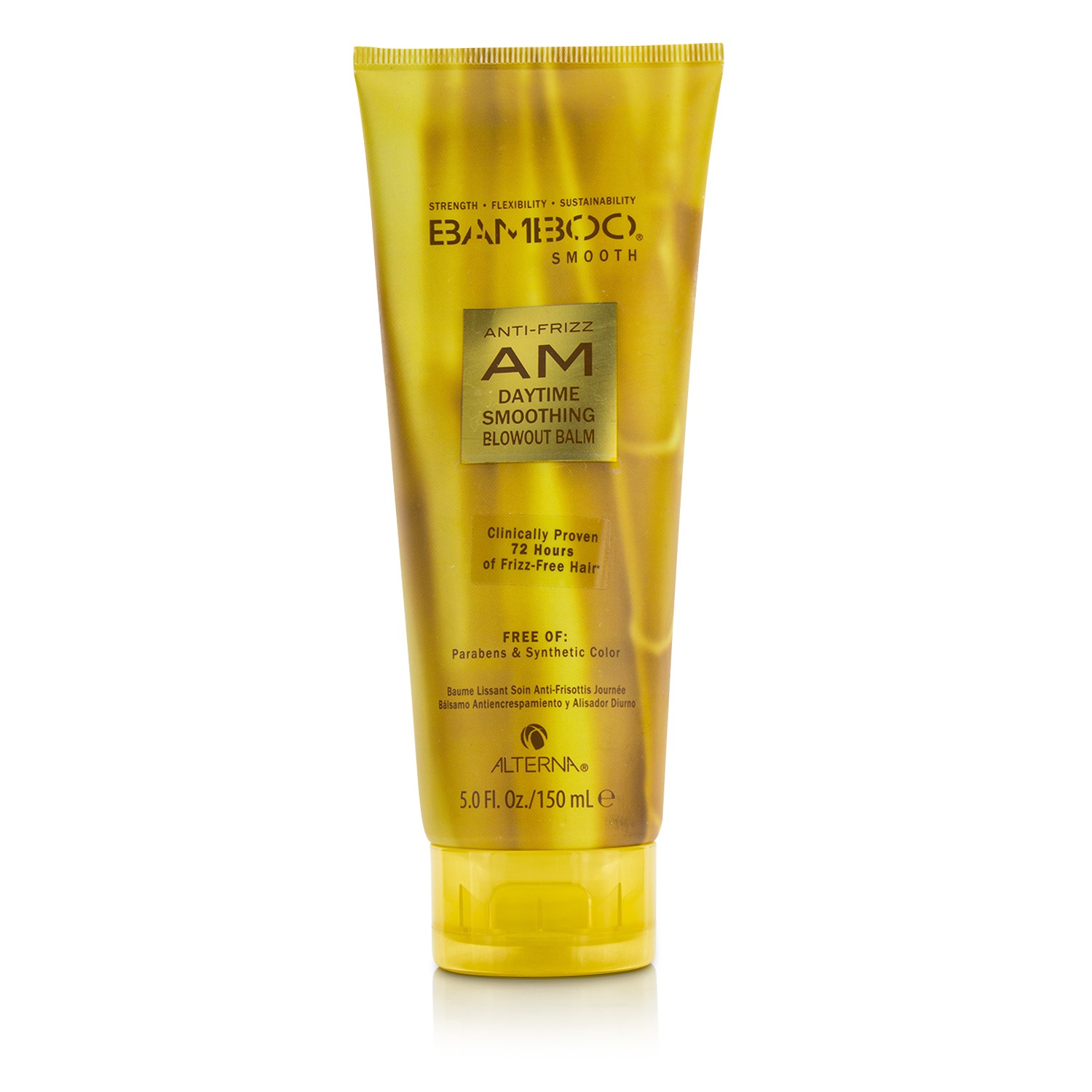 Bamboo Smooth Anti-Frizz AM Daytime Smoothing Blowout Balm Alterna Image