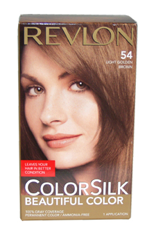 ColorSilk Beautiful Color #54 Light Golden Brown Revlon Image