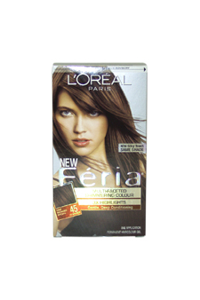 Feria Multi-Faceted Shimmering Color 3X Highlights #45 Deep Bronzed Brown-Warmer LOreal Image