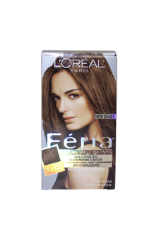 Feria Multi-Faceted Shimmering Color 3X Highlights #T53 Cool Medium Brown-Cooler LOreal Image