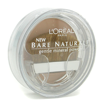 Bare Naturale Gentle Mineral Powder Compact with Brush - No. 418 Buff Beige LOreal Image
