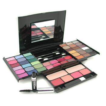 MakeUp Kit G2327 ( 2x Powder 36x Eyeshadows 4x Blusher 1xMascara 1xEye Pencil 8x Lip Gloss 4x Applicators ) Cameleon Image