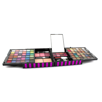 MakeUp Kit 398: (72x Eyeshadow 2x Powder 3x Blush 8x Lipgloss 1x Mini Mascara 6x Applicator) Cameleon Image