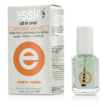 All In One 3 Way Glaze (Base & Top Coat + Helps Strengthening) Essie Image