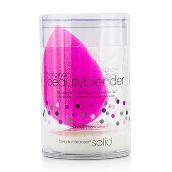 BeautyBlender With Mini Solid BlenderCleanser Kit - Original (Pink) BeautyBlender Image