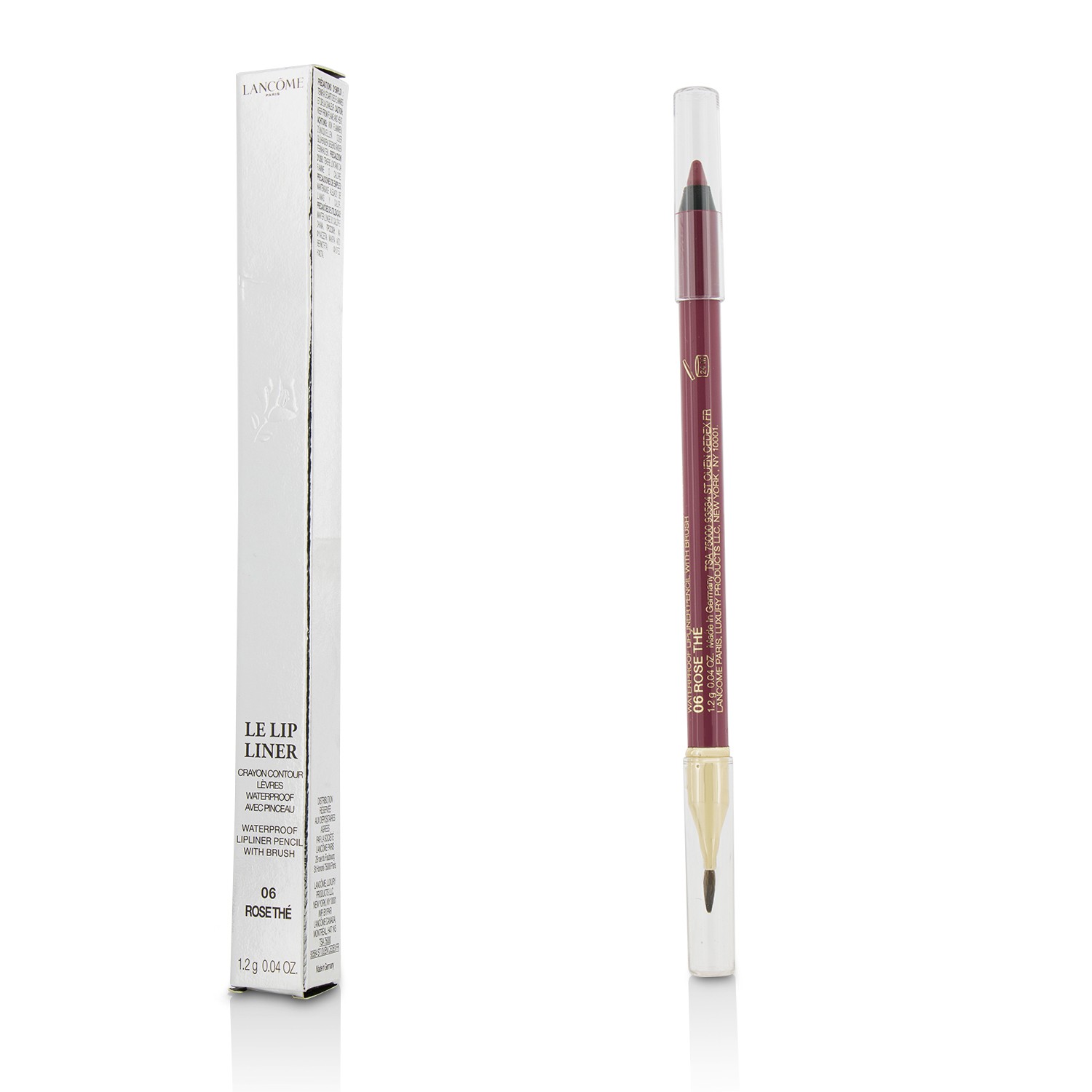 Le Lip Liner Waterproof Lip Pencil With Brush - #06 Rose Th? Lancome Image