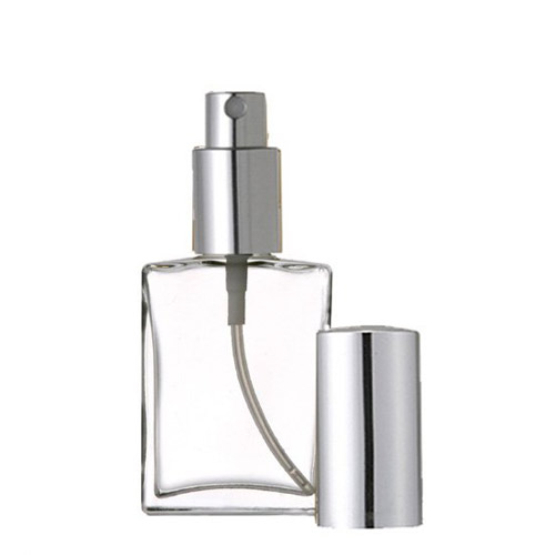 1.7oz/50ml Square Perfume Glass Bottle Me Fragrance Image