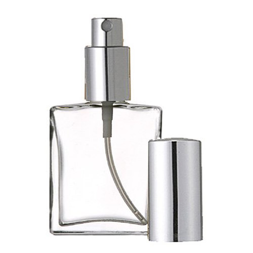 3.4oz/100ml Square Perfume Glass Bottle Me Fragrance Image