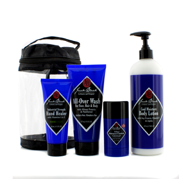 Clean & Cool Body Basic Set: All Over Wash 177ml + Hand Healer 88ml + Body Lotion 473ml + Deodorant 78g Jack Black Image