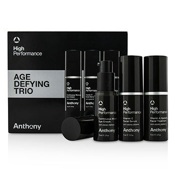 High Performance Age Defying Trio: Facial Treatment 15ml + Facial Serum 15ml + Eye Cream 15ml Anthony Image