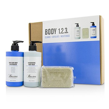 Body 1.2.3 Kit: Body Wash 300ml + Hand & Body Moisturizer 300ml + Body Bar 198g Baxter Of California Image