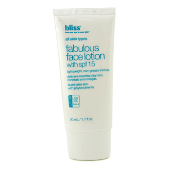 Fabulous Face Lotion with SPF 15 Bliss Image