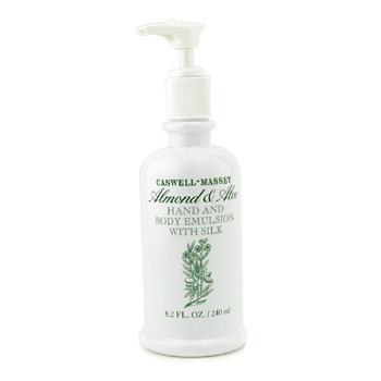 Almond & Aloe Hand & Body Emulsion with Silk Caswell Massey Image