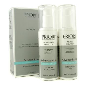 Advanced AHA PRO Peel Kit (Salon Size) : Pre-Peel Solution + Multi-Layer Peeling Gel Priori Image