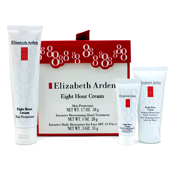 Eight Hour Cream Set: Skin Protectant + Hand Treatment + Daily Moisturizer Elizabeth Arden Image