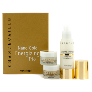 Nano Gold Energizing Trio: Firming Treatment 50ml + Face Cream 15ml + Eye Cream 15ml Chantecaille Image