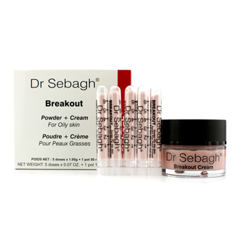 Breakout Set (For Oily Skin): Cream 50ml +  5x Powder 1.95g Dr. Sebagh Image