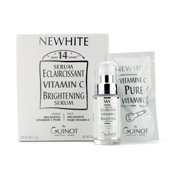 Newhite Vitamin C Brightening Serum (Brightening Serum 23.5ml/0.8oz + Pure Vitamin C 1.5g/0.05oz) Guinot Image