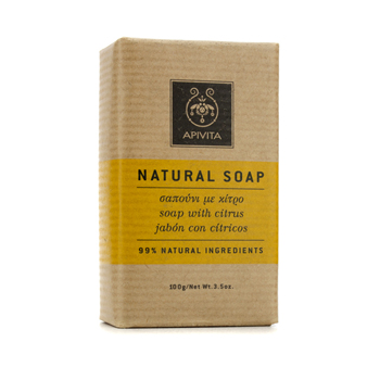 Natural Soap with Citrus (Ideal For All Skin Types) Apivita Image