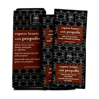 Express Beauty Mask For Young Oily Skin with Propolis Apivita Image