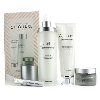 Cyto-Luxe Collection (Limited Edition): Body Lotion + Cleanser + Mask + Mask Applicator Glotherapeutics Image