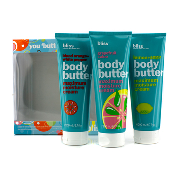 Happy Aloe Days Set: Grapefruit + Aloe Body Butter 200ml + Body Wash 473.2ml + Shower Pouf Bliss Image