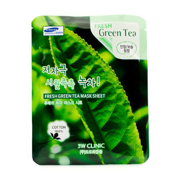 Mask Sheet - Fresh Green Tea 3W Clinic Image