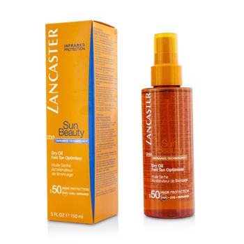 Sun Beauty Dry Oil Fast Tan Optimizer SPF 50 Lancaster Image