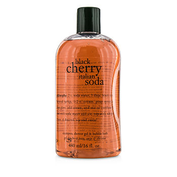 Black Cherry Italian Soda Shampoo Shower Gel & Bubble Bath Philosophy Image