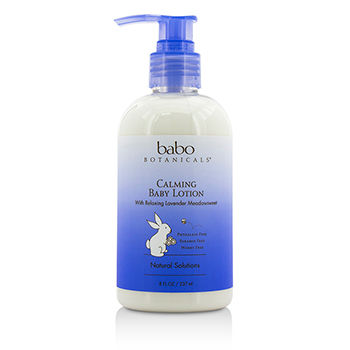 Calming Baby Lotion with Relaxing Lavender Meadowsweet Babo Botanicals Image