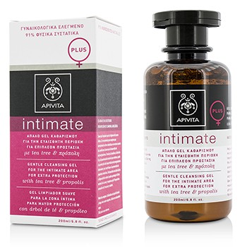 Intimate-Gentle-Cleansing-Gel-For-The-Intimate-Area-For-Extra-Protection-with-Tea-Tree-and-Propolis-Apivita