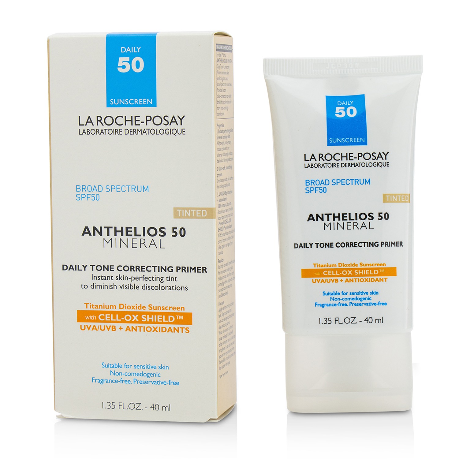 Anthelios 50 Mineral Tinted Daily Tone Correcting Primer SPF50 La Roche Posay Image