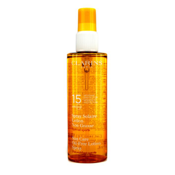 Sun Care Spray Oil-Free Lotion Progressive Tanning SPF 15 ( For Outdoor Sports ) Clarins Image