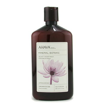 Mineral Botanic Velvet Cream Wash - Lotus Flower & Chestnut ( Sensitive Skin ) Ahava Image