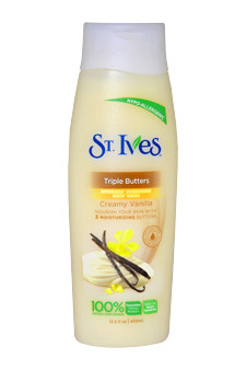 Triple Butters Creamy Vanilla Intensely Hydrating Body Wash St. Ives Image