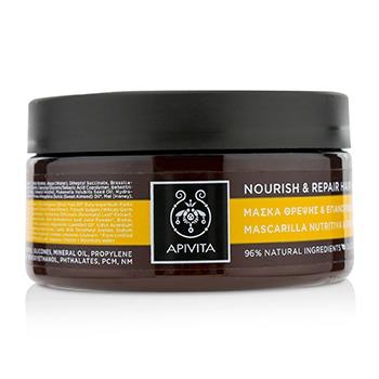 Nourish & Repair Hair Mask with Olive & Honey (For Dry-Damaged Hair) Apivita Image