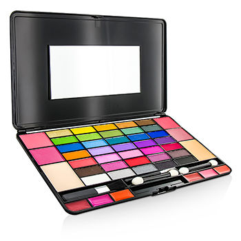 Laptop Style MakeUp Kit 8075 (35x EyeShadow 4x Blusher 2x Powder Cake 6x Lipgloss) Cameleon Image