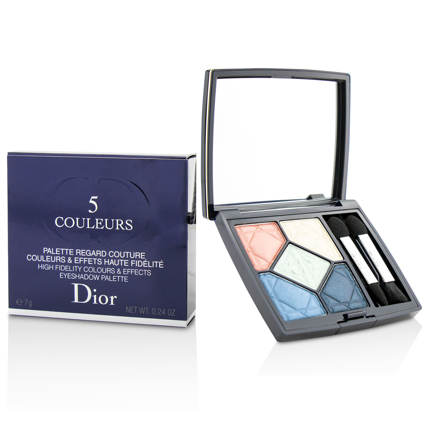 5 Couleurs High Fidelity Colors & Effects Eyeshadow Palette - # 357 Electrify Christian Dior Image