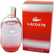 mens lacoste red aftershave