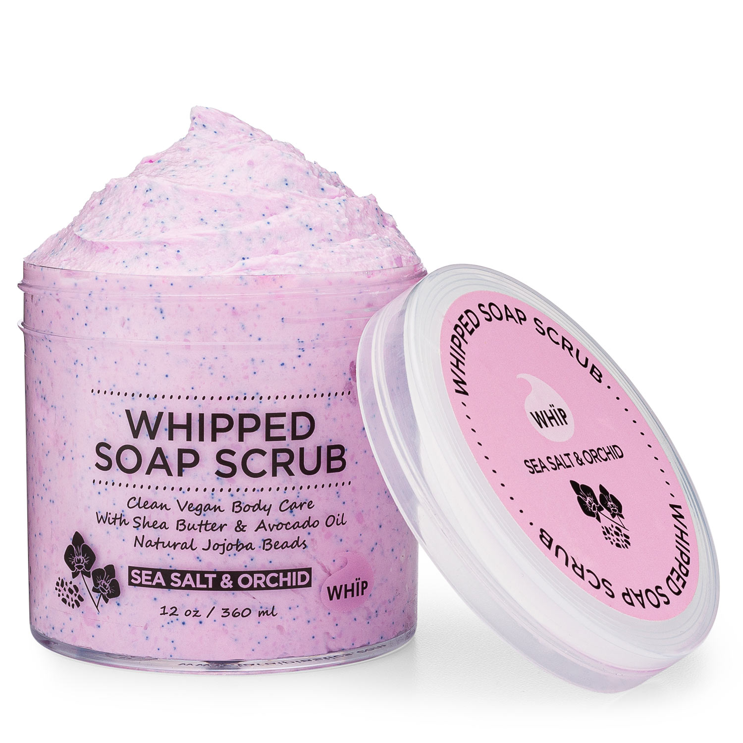 Whipped Soap Scrub - Sea Salt & Orchid WHÏP Image