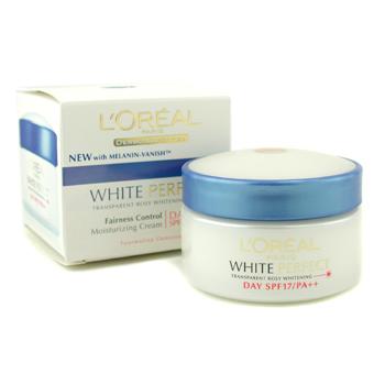 Dermo-Expertise White Perfect Fairness Control Moisturizing Cream Day SPF17 PA+++ LOreal Image