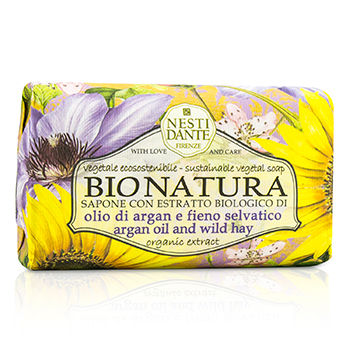 Bio Natura Sustainable Vegetal Soap - Argan Oil & Wild Hay Nesti Dante Image