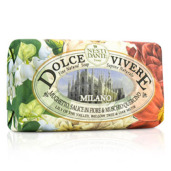 Dolce Vivere Fine Natural Soap - Milano - Lily Of The Valley Willow Tree & Oak Musk Nesti Dante Image