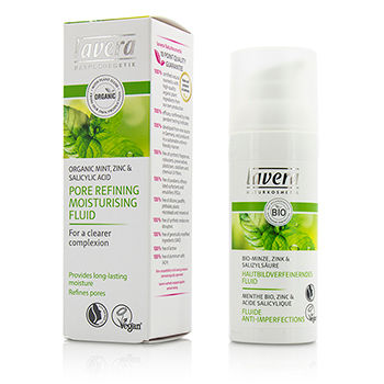 Organic Mint Pore Refining Moisturising Fluid Lavera Image