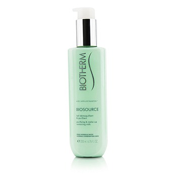 Biosource Purifying & Make-Up Removing Milk - For Normal/Combination Skin Biotherm Image
