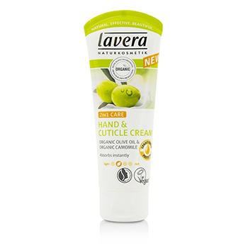 Organic Olive Oil & Camomile 2 In 1 Care Hand And Cuticle Cream 61947/107086 Lavera Image