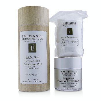 Bright-Skin-Licorice-Root-Exfoliating-Peel-(with-35-Dual-Textured-Cotton-Rounds)-Eminence